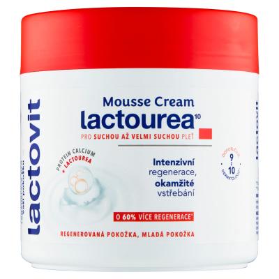 Lactovit LactoUrea Regenerating Mousse Cream Krem do ciała dla kobiet 400 ml