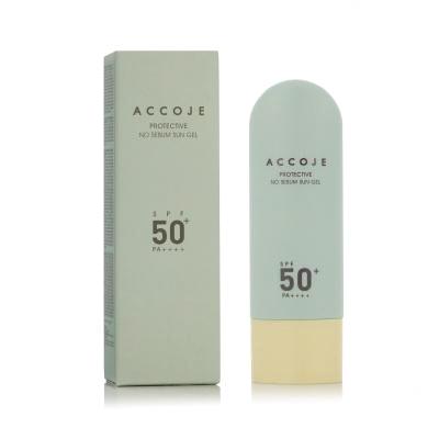 ACCOJE Protective No-Sebum Sun Gel SPF50+ Preparat do opalania twarzy 50 ml