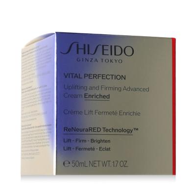 Shiseido Vital Perfection Uplifting and Firming Cream Enriched Krem do twarzy na dzień dla kobiet 50 ml