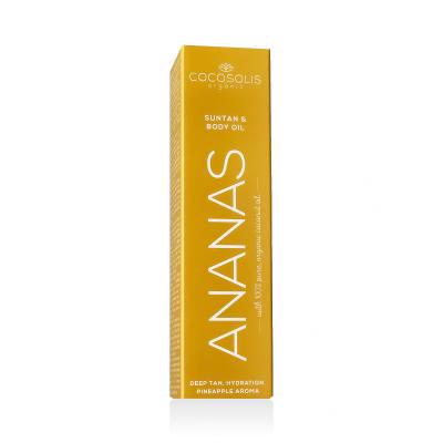 COCOSOLIS Suntan &amp; Body Oil Ananas Preparat do opalania ciała dla kobiet 110 ml