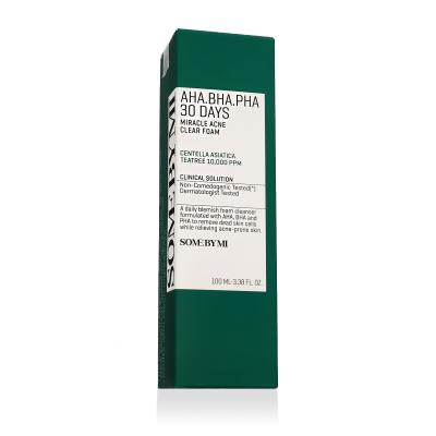Some By Mi AHA.BHA.PHA 30 Days Miracle Acne Clear Foam Pianka oczyszczająca 100 ml