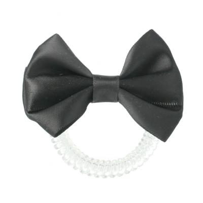 Invisibobble Bowtique Spiral Hair Ring Gumka do włosów dla kobiet 1 szt Odcień True Black