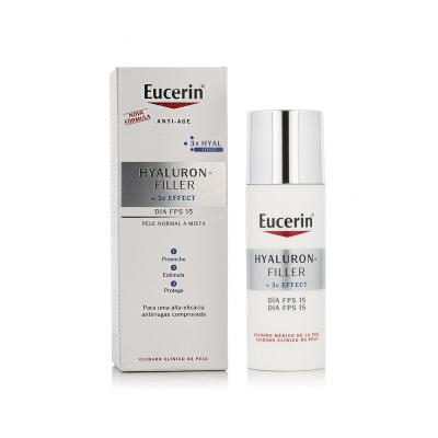 Eucerin Hyaluron-Filler + 3x Effect Day Cream SPF15 Krem do twarzy na dzień dla kobiet 50 ml
