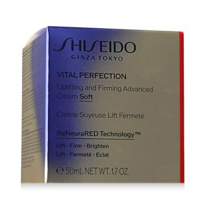 Shiseido Vital Perfection Uplifting &amp; Firming Advanced Cream Soft Krem do twarzy na dzień dla kobiet 50 ml