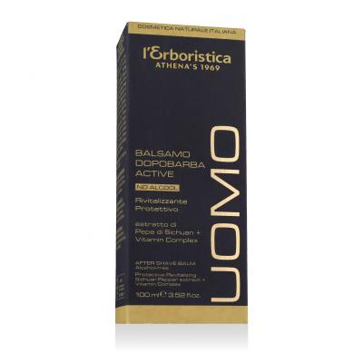 L&#039;Erboristica Uomo Active After Shave Balm Balsam po goleniu dla mężczyzn 100 ml