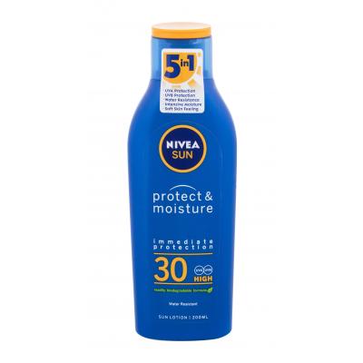 Nivea Sun Protect & Moisture SPF30 Preparat do opalania ciała 200 ml