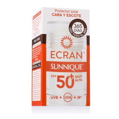 Ecran Sunnique Face and Neckline Sunscreen Stick SPF50+ Preparat do opalania twarzy 30 ml