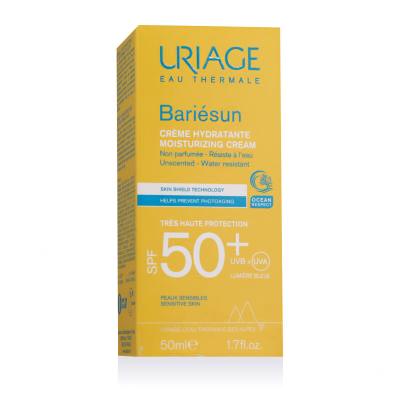 Uriage Bariésun Moisturizing Cream Unscented SPF50+ Preparat do opalania twarzy 50 ml