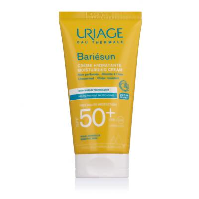 Uriage Bariésun Moisturizing Cream Unscented SPF50+ Preparat do opalania twarzy 50 ml