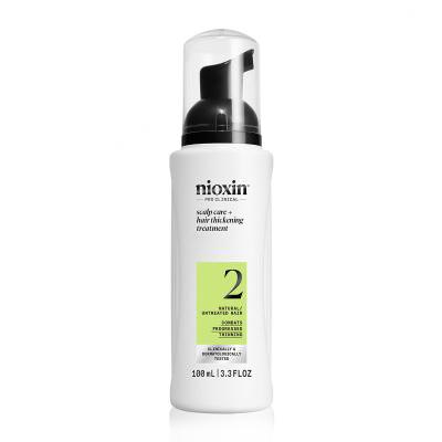 Nioxin System 2 Scalp Care + Hair Thickening Treatment Pielęgnacja bez spłukiwania dla kobiet 100 ml