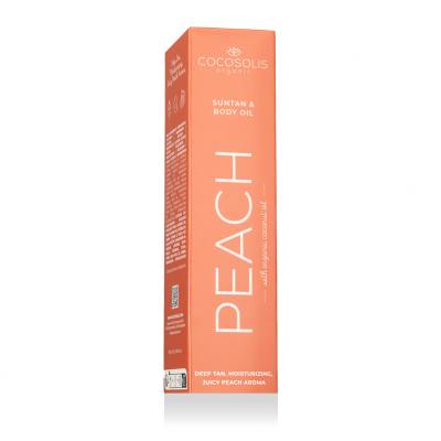 COCOSOLIS Suntan &amp; Body Oil Peach Preparat do opalania ciała dla kobiet 100 ml