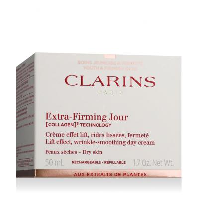 Clarins Extra-Firming Jour Lift Effect, Wrinkle Smoothing Day Cream Krem do twarzy na dzień dla kobiet Do napełnienia 50 ml