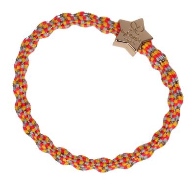 By Eloise London Metallic Gold Star Gumka do włosów dla kobiet 1 szt Odcień Tropicana