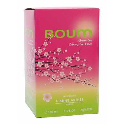 Jeanne Arthes Boum Green Tea Cherry Blossom Woda perfumowana dla kobiet 100 ml