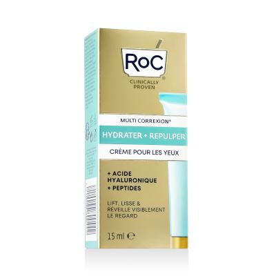 RoC Multi Correxion Hydrate + Plump Eye Cream Krem pod oczy dla kobiet 15 ml