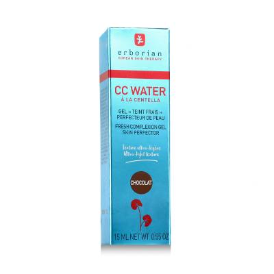 Erborian CC Water Fresh Complexion Gel Skin Perfector Krem CC dla kobiet 15 ml Odcień Chocolat