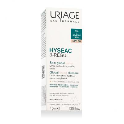 Uriage Hyséac 3-Regul Global Tinted Skincare SPF30 Krem do twarzy na dzień 40 ml