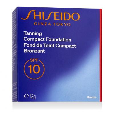 Shiseido Sun Protection Tanning Compact Foundation SPF10 Podkład dla kobiet 12 g Odcień Bronze