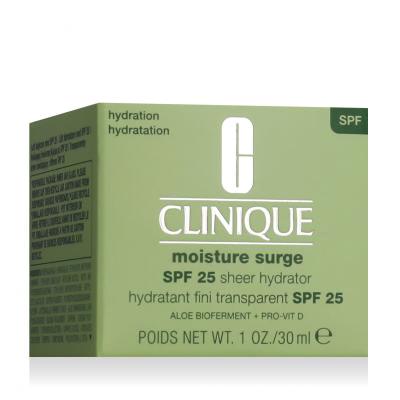 Clinique Moisture Surge Sheer Hydrator SPF25 Krem do twarzy na dzień dla kobiet 30 ml