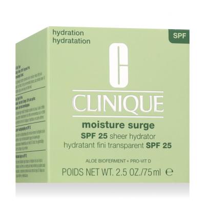 Clinique Moisture Surge Sheer Hydrator SPF25 Krem do twarzy na dzień dla kobiet 75 ml