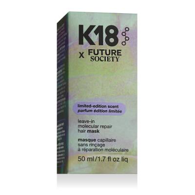 K18 x Future Society Leave-In Molecular Repair Hair Mask Maska do włosów dla kobiet 50 ml