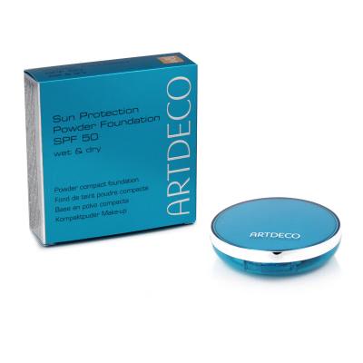 Artdeco Sun Protection Powder Foundation SPF50 Podkład dla kobiet 9,5 g Odcień Neutral 20 Cool Beige