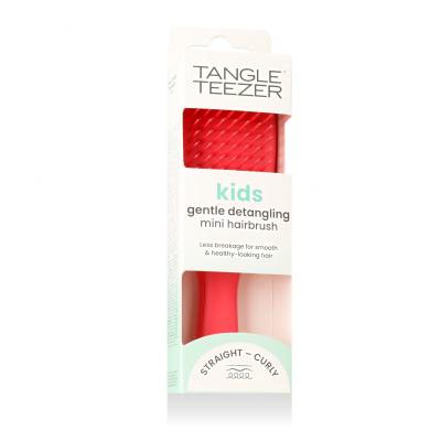 Tangle Teezer The Ultimate Detangler Straight - Curly Mini Szczotka do włosów dla dzieci 1 szt Odcień Pink Punch