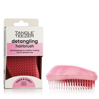 Tangle Teezer The Original Thick &amp; Curly Szczotka do włosów dla kobiet 1 szt Odcień Dusky Pink