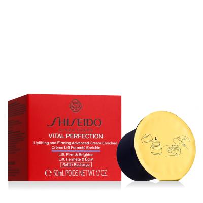 Shiseido Vital Perfection Uplifting &amp; Firming Advanced Cream Enriched Krem do twarzy na dzień dla kobiet Napełnienie 50 ml