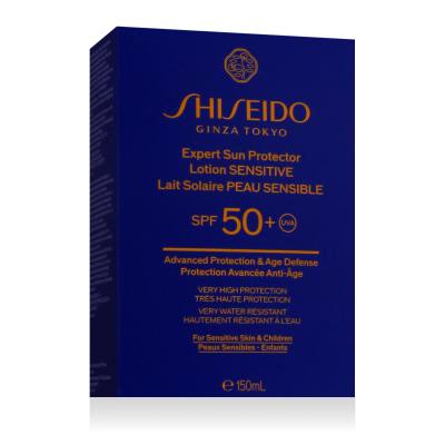Shiseido Expert Sun Protector Lotion Sensitive SPF50+ Preparat do opalania ciała 150 ml