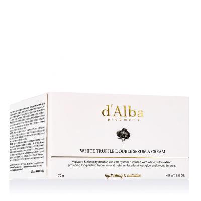 d'Alba White Truffle Double Serum &amp; Cream Krem do twarzy na dzień dla kobiet 70 g