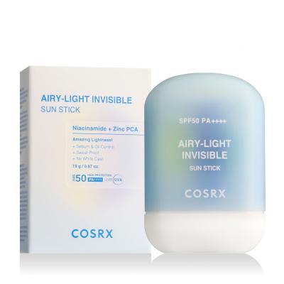 COSRX Airy-Light Invisible Sun Stick SPF50+ Preparat do opalania twarzy 19 g