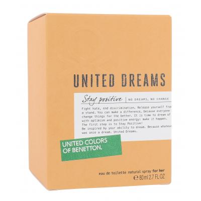Benetton United Dreams Stay Positive Woda toaletowa dla kobiet 80 ml
