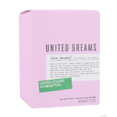 Benetton United Dreams Love Yourself Woda toaletowa dla kobiet 80 ml