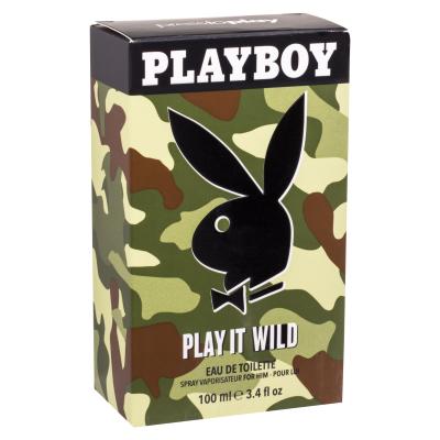 Playboy Play It Wild Woda toaletowa dla mężczyzn 100 ml Uszkodzone pudełko