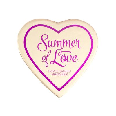 Makeup Revolution London I Heart Makeup Summer Of Love Bronzer dla kobiet 10 g Odcień Hot Summer Of Love