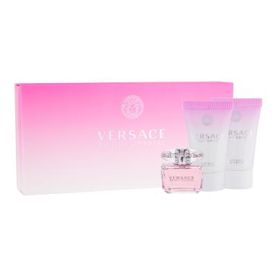 Versace Bright Crystal Zestaw Edt 5ml + 25ml Balsam + 25ml Żel pod prysznic