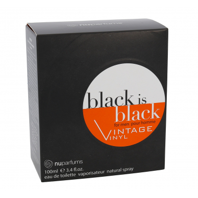 Nuparfums Black is Black Vintage Vinyl Woda toaletowa dla mężczyzn 100 ml