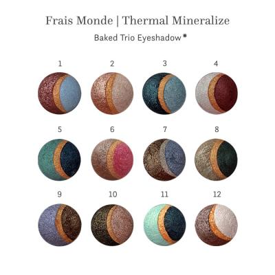 Frais Monde Thermal Mineralize Trio Cienie do powiek dla kobiet 2,2 g Odcień 12