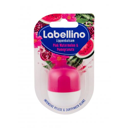 Labello Labellino 7 ml balsam do ust dla kobiet Pink Watermelon & Pomegranate