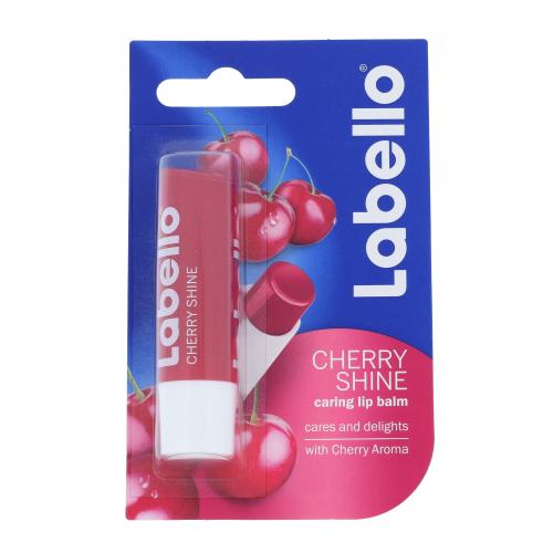 Labello Cherry Shine 5,5 ml balsam do ust dla kobiet Uszkodzone opakowanie