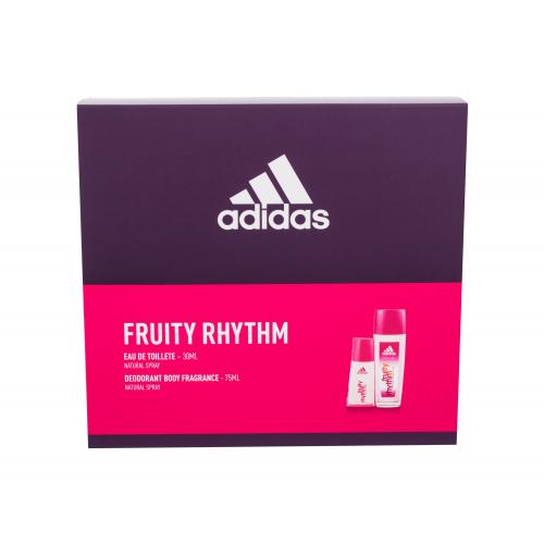Adidas Fruity Rhythm For Women zestaw EDT 30 ml + dezodorant 75 ml dla kobiet