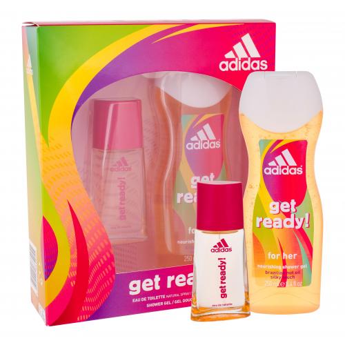 Adidas Get Ready! For Her zestaw Edt 30 ml + Żel pod prysznic 250 ml dla kobiet