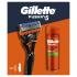 Gillette Fusion5 Zestaw maszynka do golenia Fusion5 1 sztuka + żel do golenia Fusion Shave Gel Sensitive 200 ml