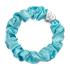 By Eloise London Silk Scrunchie Silver Heart Gumka do włosów dla kobiet 1 szt Odcień Turquoise