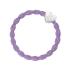 By Eloise London Metallic Silver Heart Gumka do włosów dla kobiet 1 szt Odcień Lilac