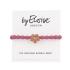 By Eloise London Bling Charms Daisy Flower Gumka do włosów dla kobiet 1 szt Odcień Rose Pink