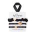 By Eloise London Set Bee Black Gumka do włosów dla kobiet 1 szt