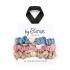 By Eloise London Set Subtle Silks Gumka do włosów dla kobiet 1 szt