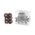 Invisibobble Nano Hair Ring Gumka do włosów dla kobiet 3 szt Odcień Pretzel Brown - hnědá
